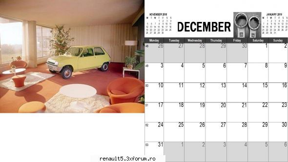 calendar renault super decembrie