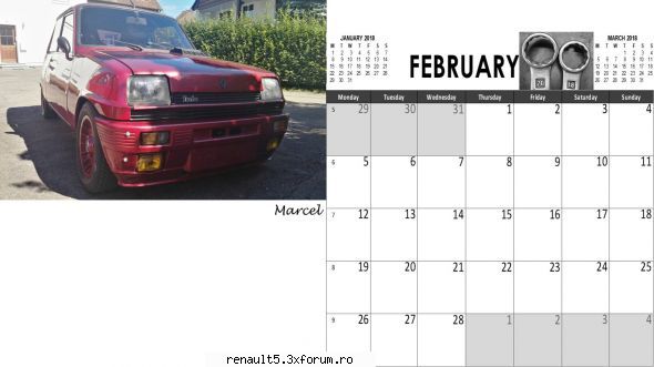 Calendar Renault 5 si Super 5 - mirel vicaru - Promovare forum