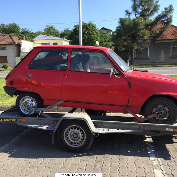 MAsina mea Renault 5 Alpine 1979 - Masina a ajuns la Timisoara, dupa aproape un an - Prezentarea masini