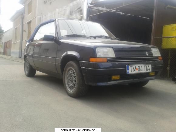 Masina mea Renault 5 Cabrio EBS 1988 - mirel vicaru - Prezentarea masini