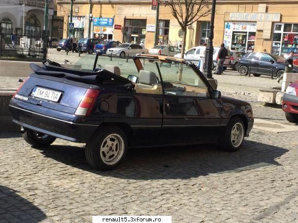 Masina mea Renault 5 Cabrio EBS 1988 - mirel vicaru - Prezentarea masini
