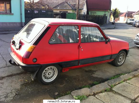 Masina mea Renault 5 GTL 1100 cmc 1984 - Masina a fost cumparata din Ungaria. Este - Prezentarea masini
