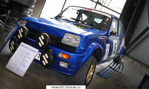 Prezentare Renault 5 Alpine masina de curse din Slovenia - mirel vicaru - Prezentarea masini