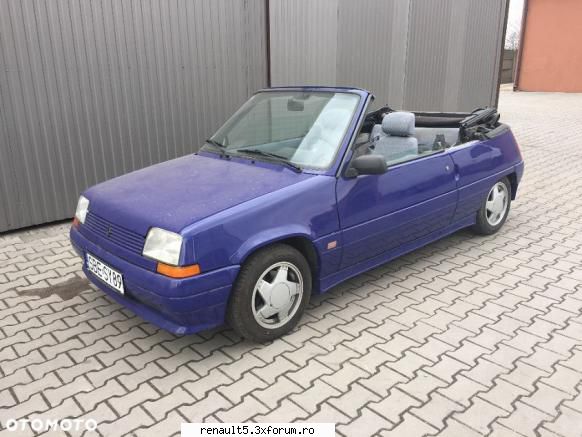 Renault 5 Cabrio EBS - Se vinde un Renault 5 cabrio EBS phase 1 in - Vanzari masini Renault Super 5