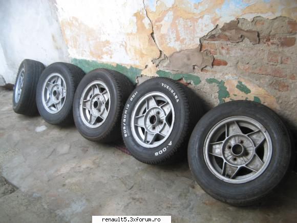 de vanzare set 5 jante ats classic 4x100 6jx13, et30 cu anvelope yokohama 205/60/r13 85h, profil 2-3